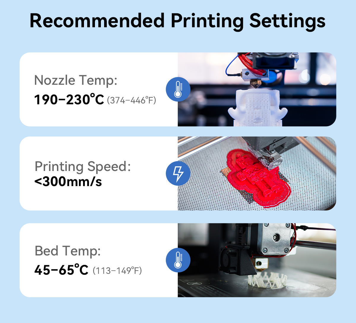Vertexfil PLA Filament 1.75mm 10kg Bulk Pack (10 x 1kg Spools) - Mix & Match Colors Bundle for 3D Printer