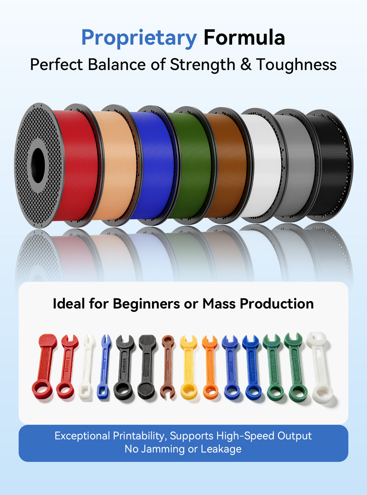Vertexfil PETG Filament 1.75mm High Speed 10kg Carton Box (10 x 1kg Spools) - Dimensional Accuracy ±0.02mm