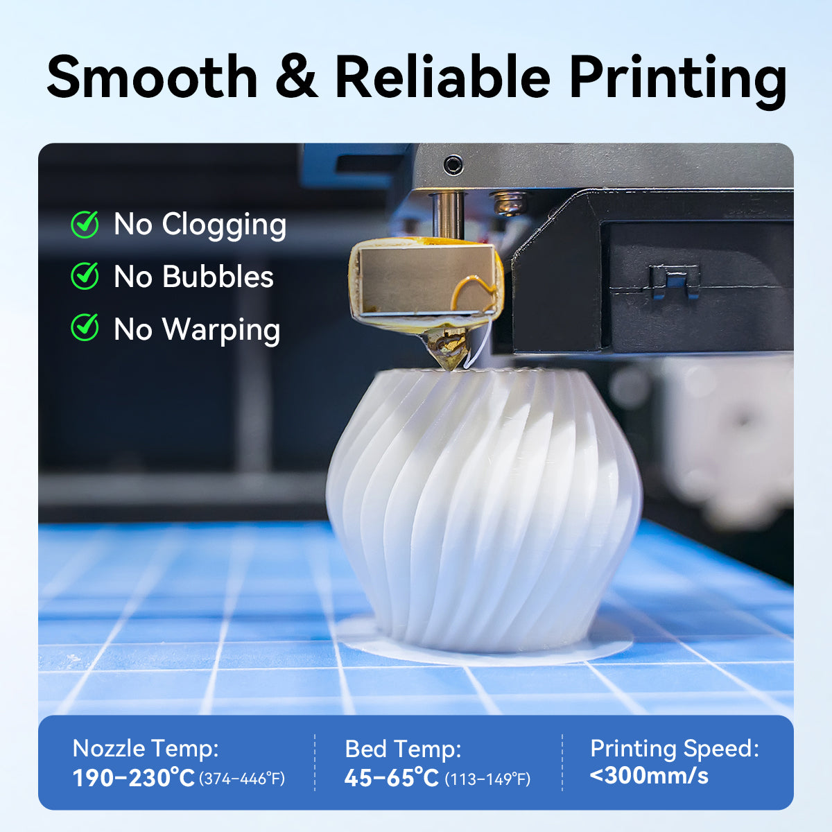 Vertexfil PLA Filament 1.75mm Premium 10kg Carton Box (10 x 1kg Spools) - High Speed 3D Printing Filament
