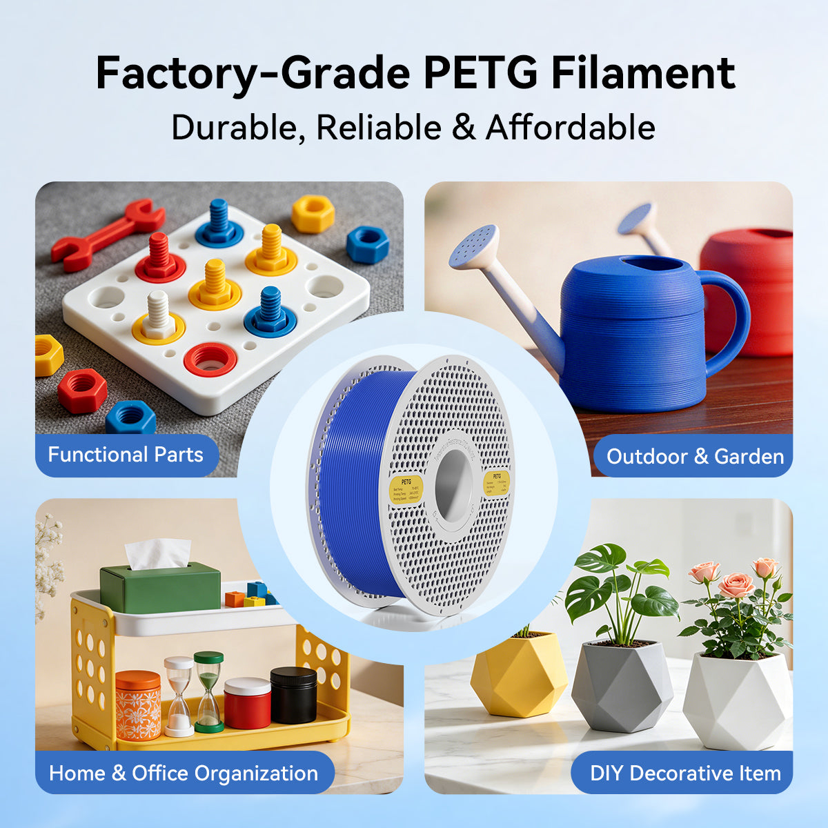 Vertexfil PETG Filament 1.75mm 1kg – Strong, Durable & Easy to Print
