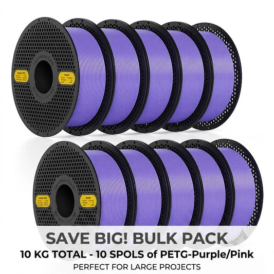 [$10 OFF AT CHECKOUT] PETG Filament 1.75mm – 10kg Carton (10 × 1kg Spools)
