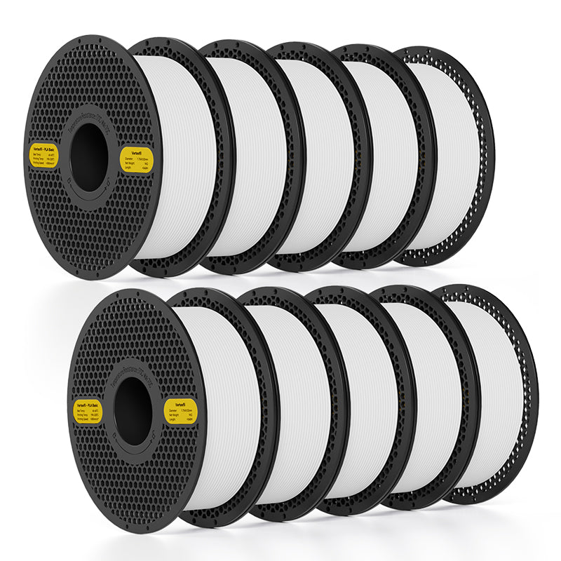 [$10 OFF AT CHECKOUT] PLA Filament Black 1.75mm - 10kg Carton (10 × 1kg Spools)