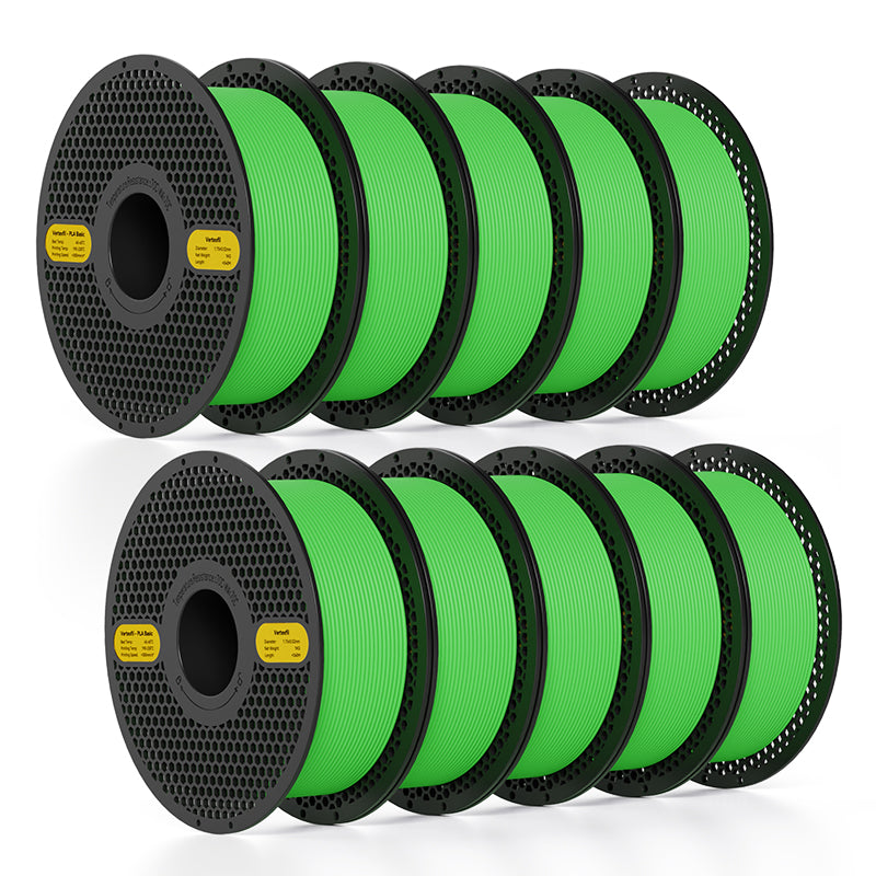 [$10 OFF AT CHECKOUT] PLA Filament Black 1.75mm - 10kg Carton (10 × 1kg Spools)