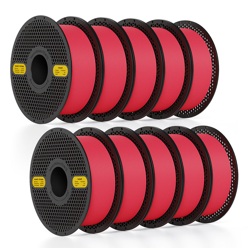 [$10 OFF AT CHECKOUT] PLA Filament Black 1.75mm - 10kg Carton (10 × 1kg Spools)