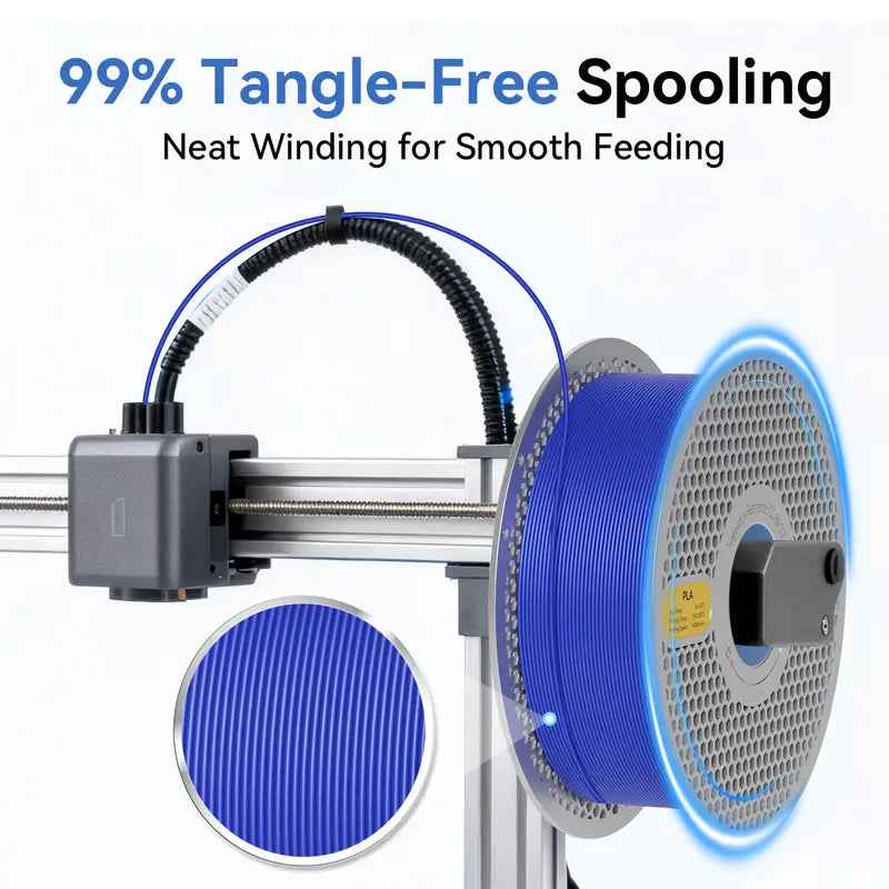 Vertexfil PLA Filament 1kg – 1.75mm, ±0.02mm Dimensional Accuracy